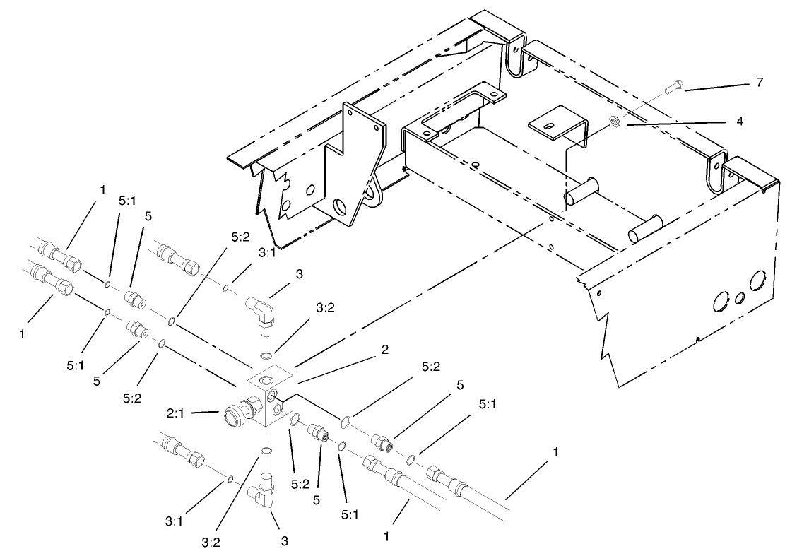 Rear Hydraulic Manifold Assembly