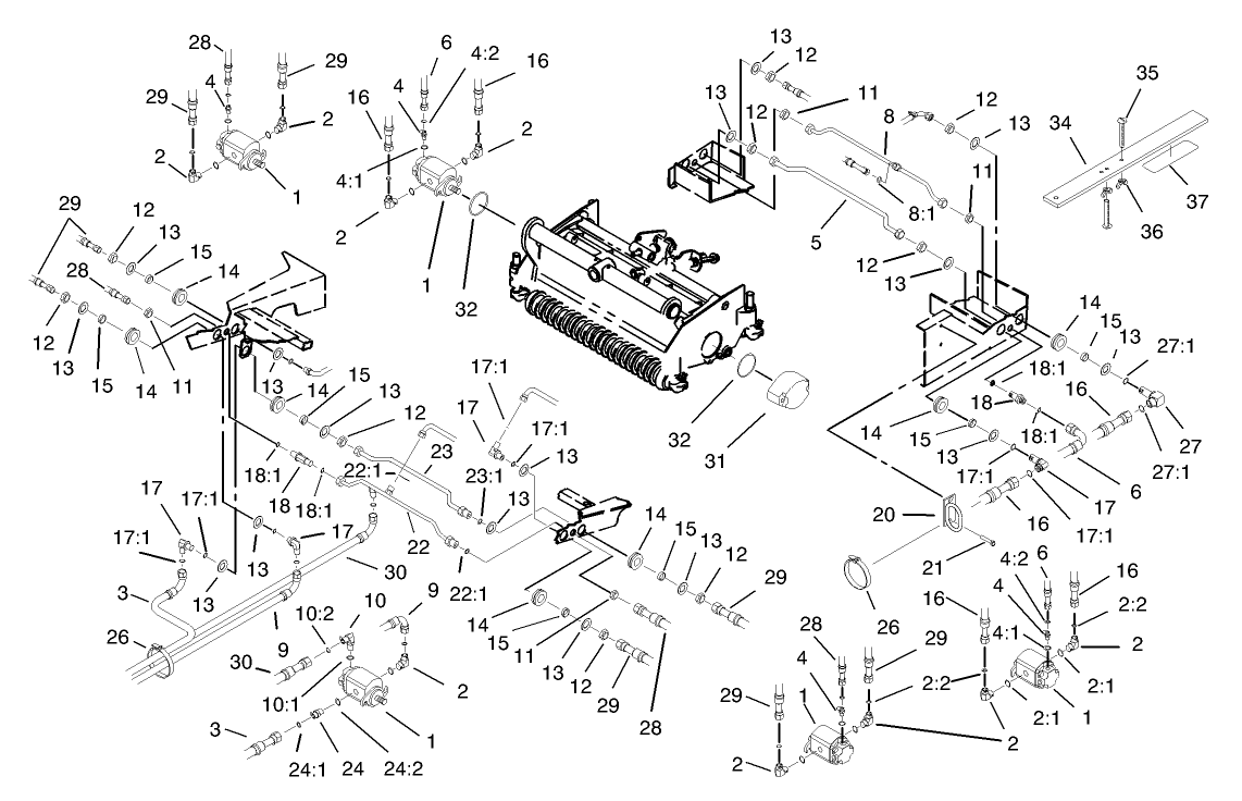 Reel Motor and Hose Assembly