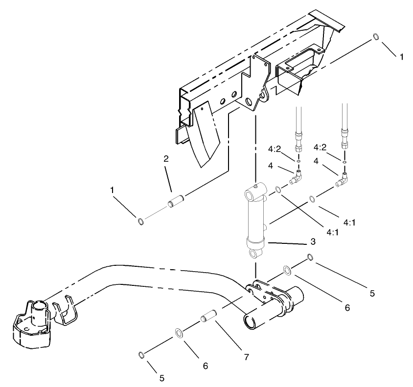 Rear Lift Cylinder Assembly