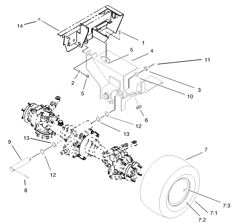 Rear Axle Support Assembly