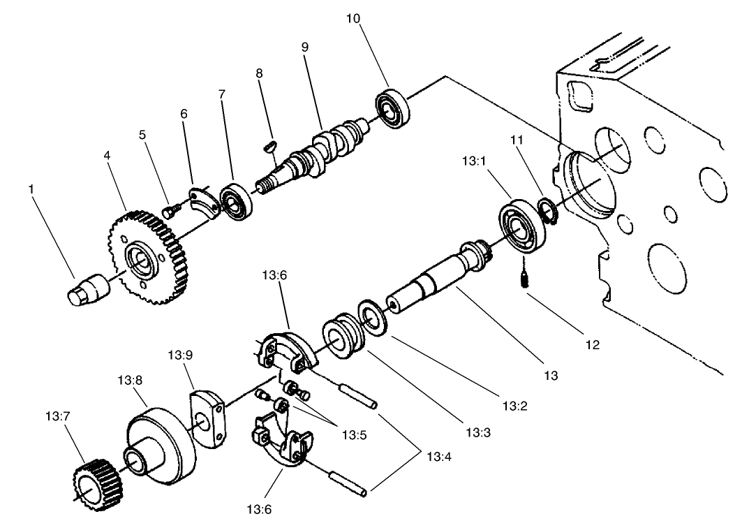 Fuel Camshaft Assembly