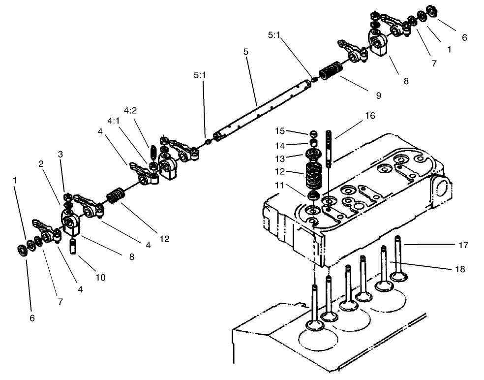 Valve and Rocker Arm Assembly