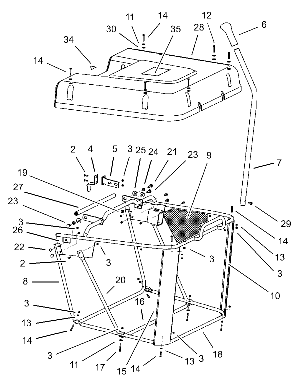 Grass Collector Assembly