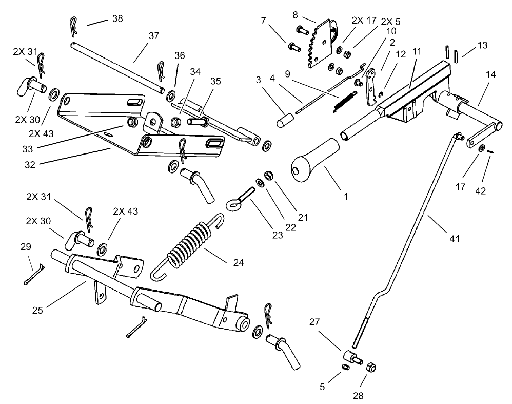 Operation Mower Lift Assembly