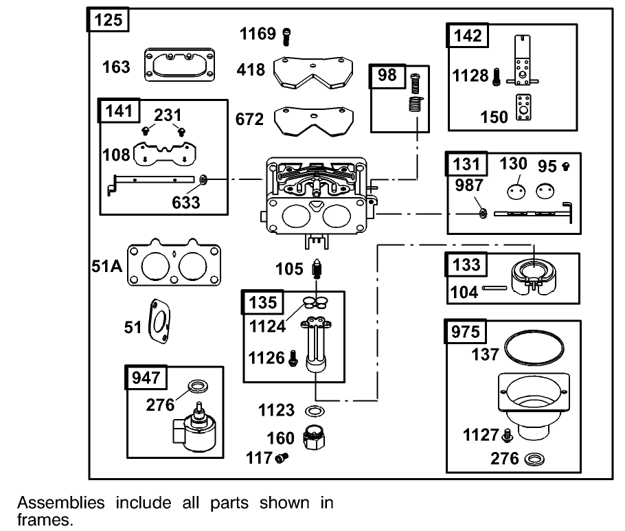 Carburetor Assembly  Briggs and Stratton 406777-0157-E1