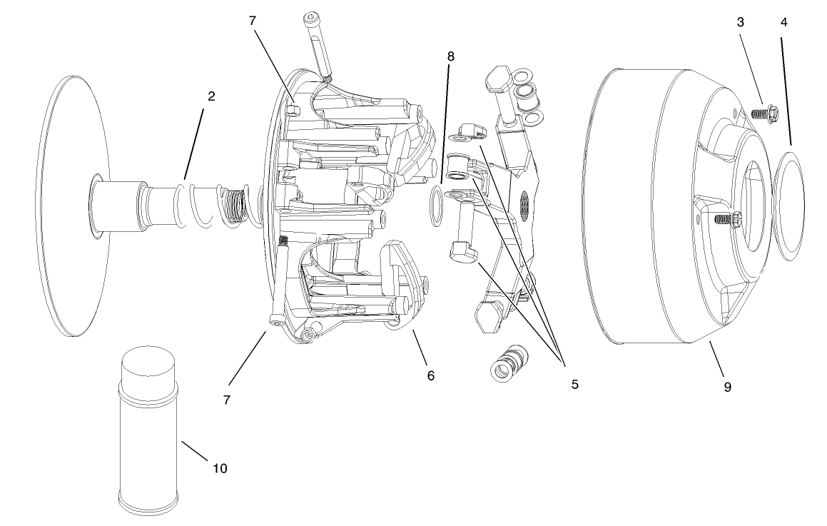 Drive Clutch Assembly No. 99-7145