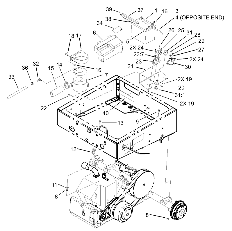 Drivetrain Mount Assembly