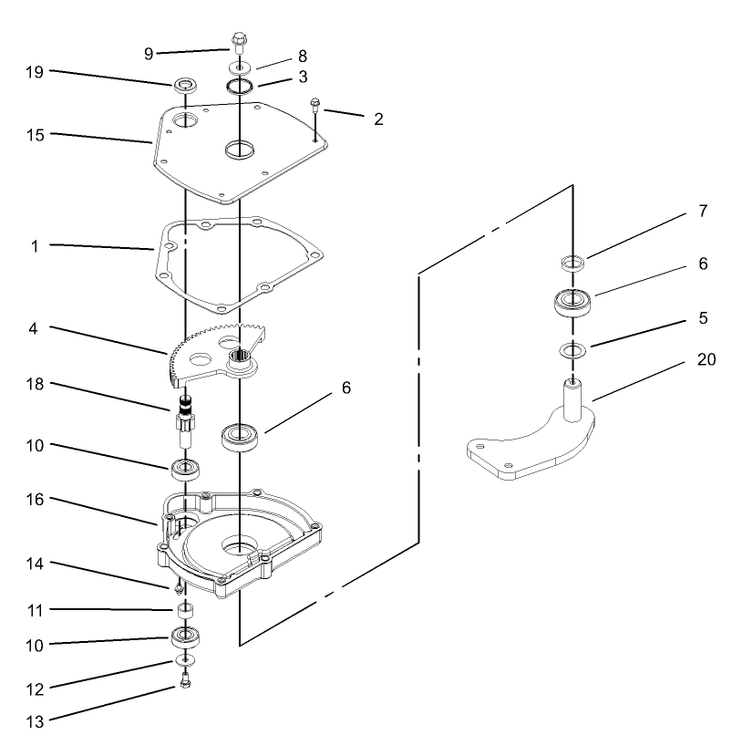 Steering Gearbox Assembly No. 99-7660