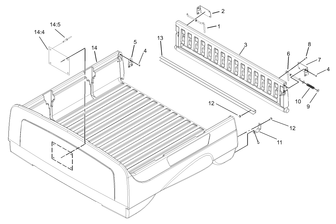 Box and Tailgate Assembly