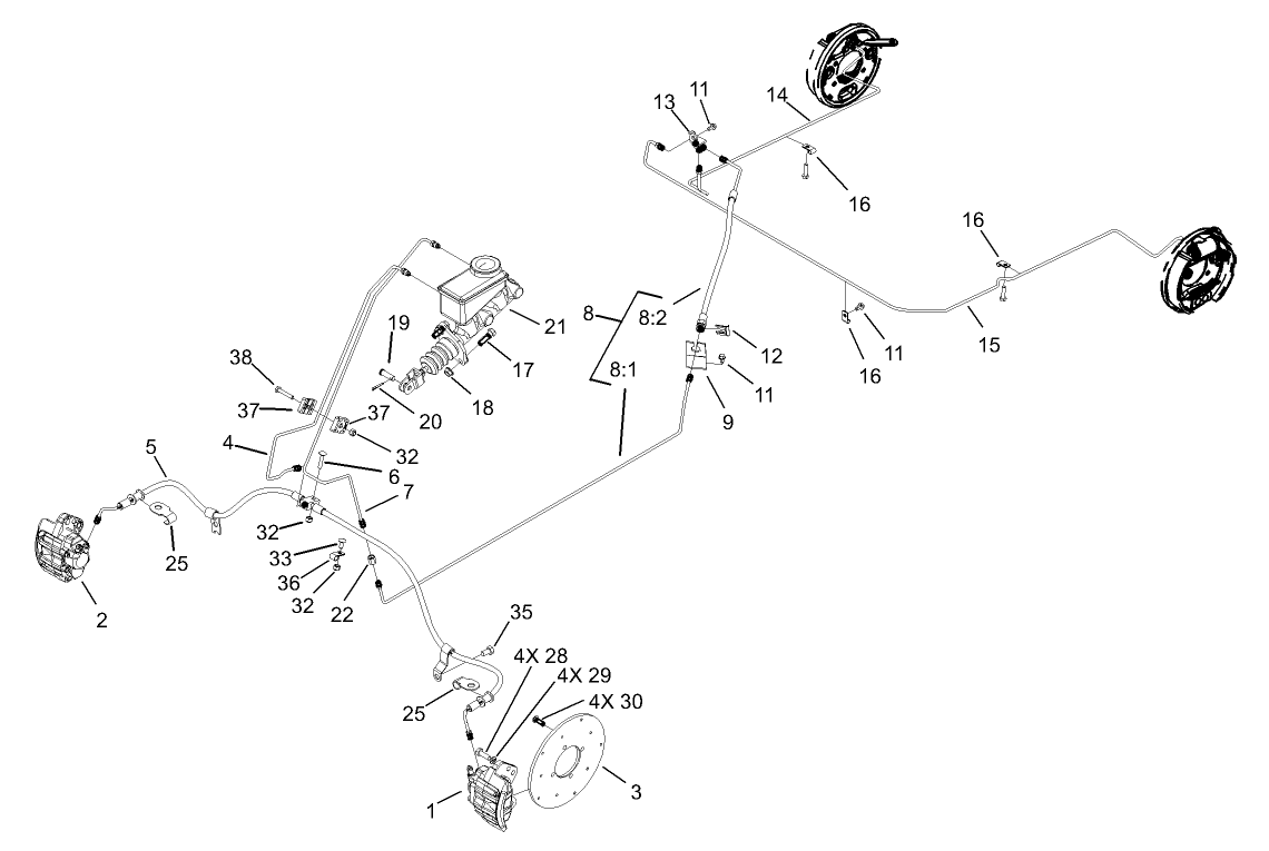Hydraulic Brake Assembly