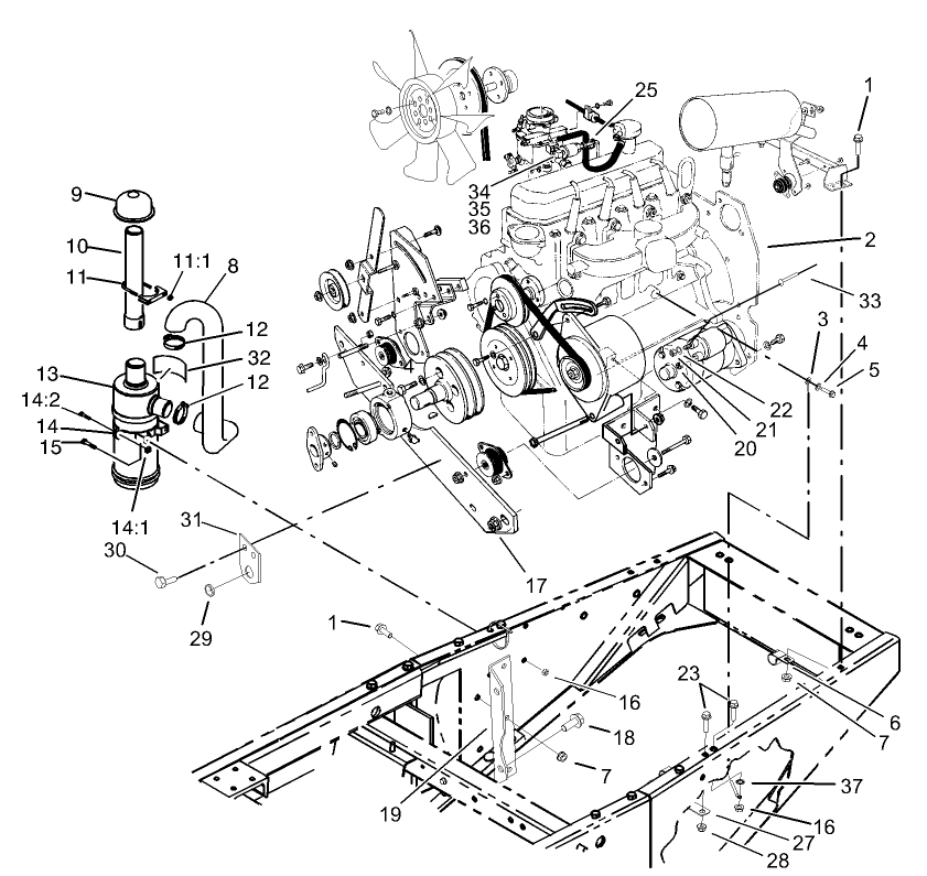 Engine Installation Assembly