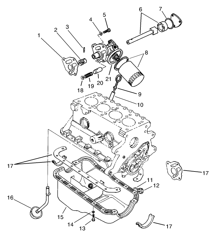 Oil Pump and Filter Assembly