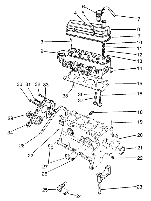 Cylinder Head and Valve Assembly