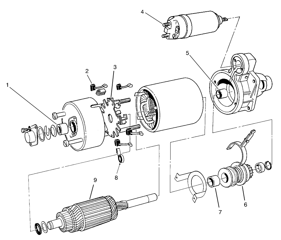 Starter Motor Assembly (91AB11000JB)