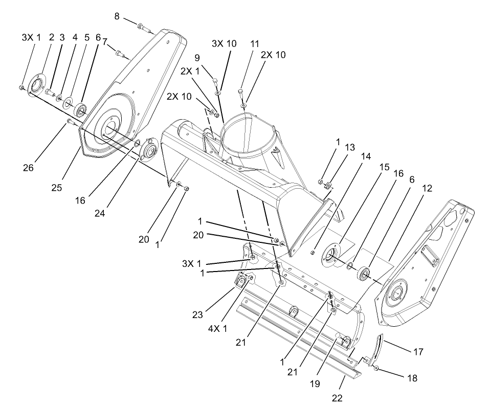 Housing and Side Plate Assembly