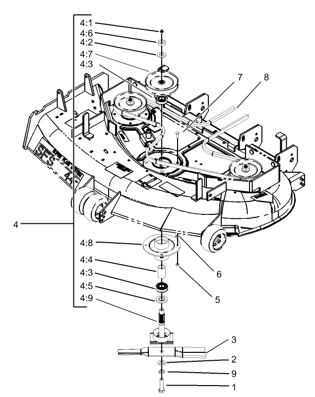 Deck Spindle Assembly