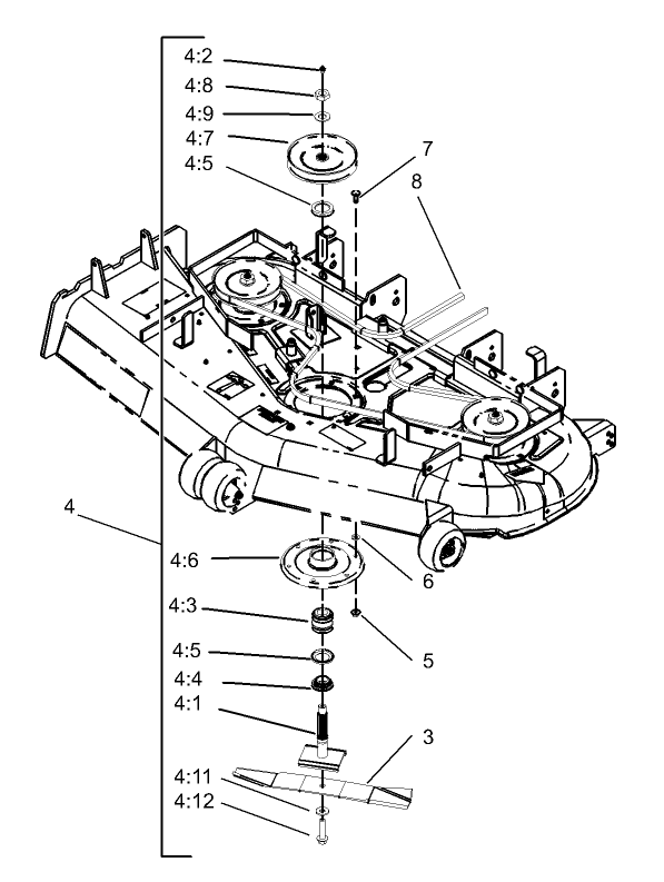 Deck Spindle Assembly
