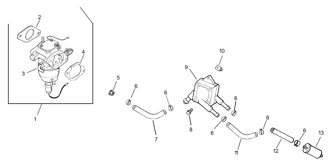 Fuel System Assembly Kohler CV20S PRO 65593