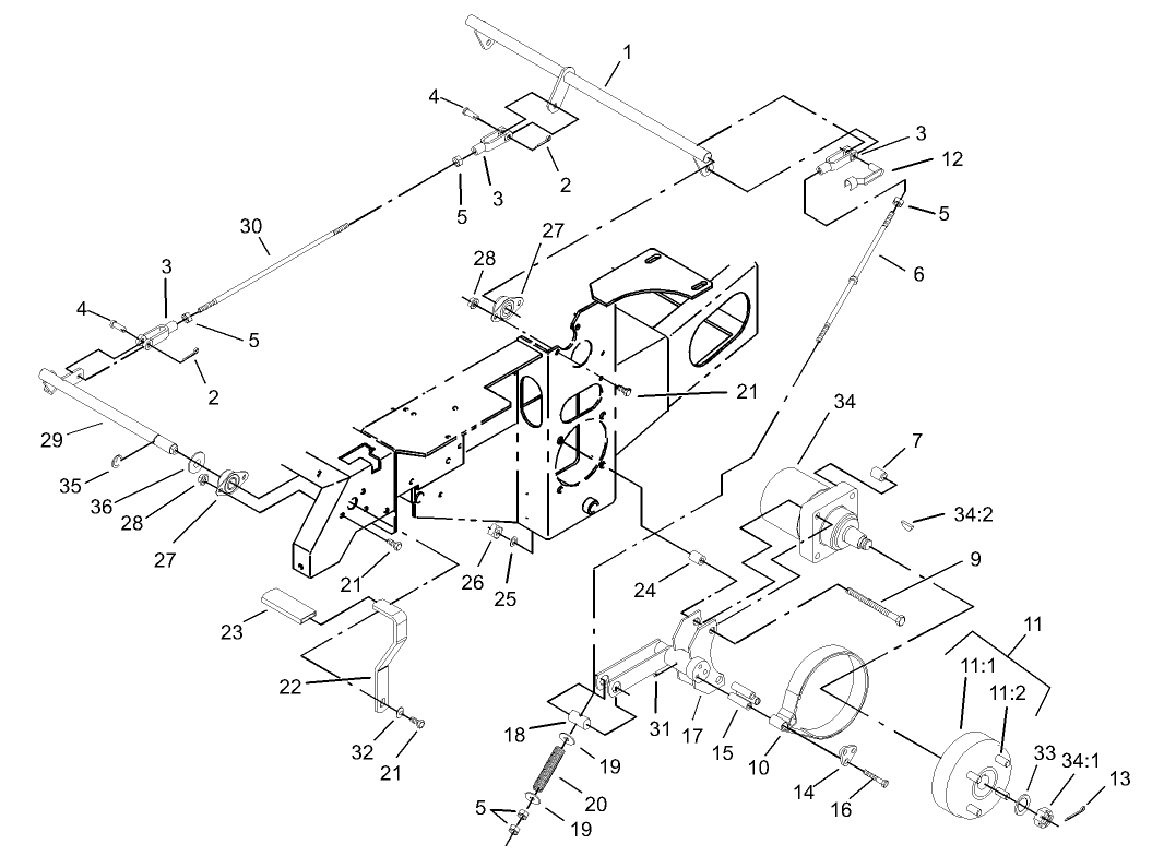 Parking Brake System Assembly