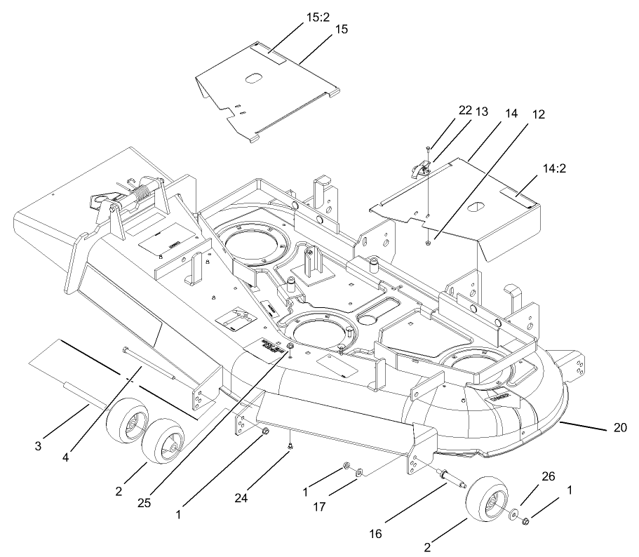 Deck and Wheel Gage Assembly