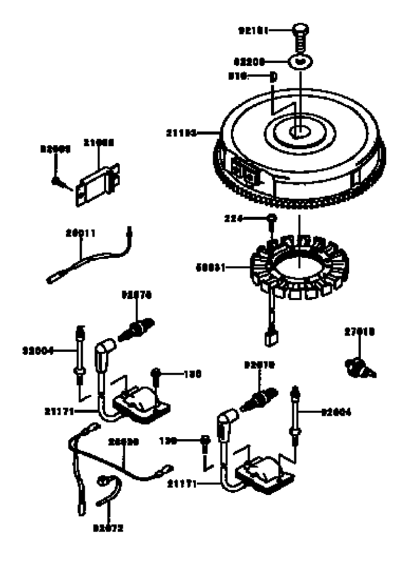 Electric Equipment Assembly Kawasaki FH601V-DS06