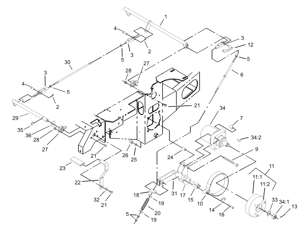 Parking Brake System Assembly