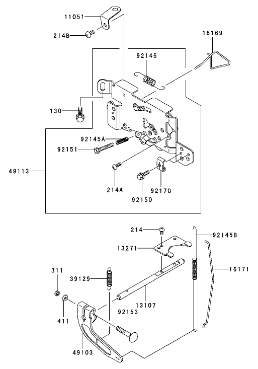 Control Equipment Assembly Kawasaki FH680V-AS21