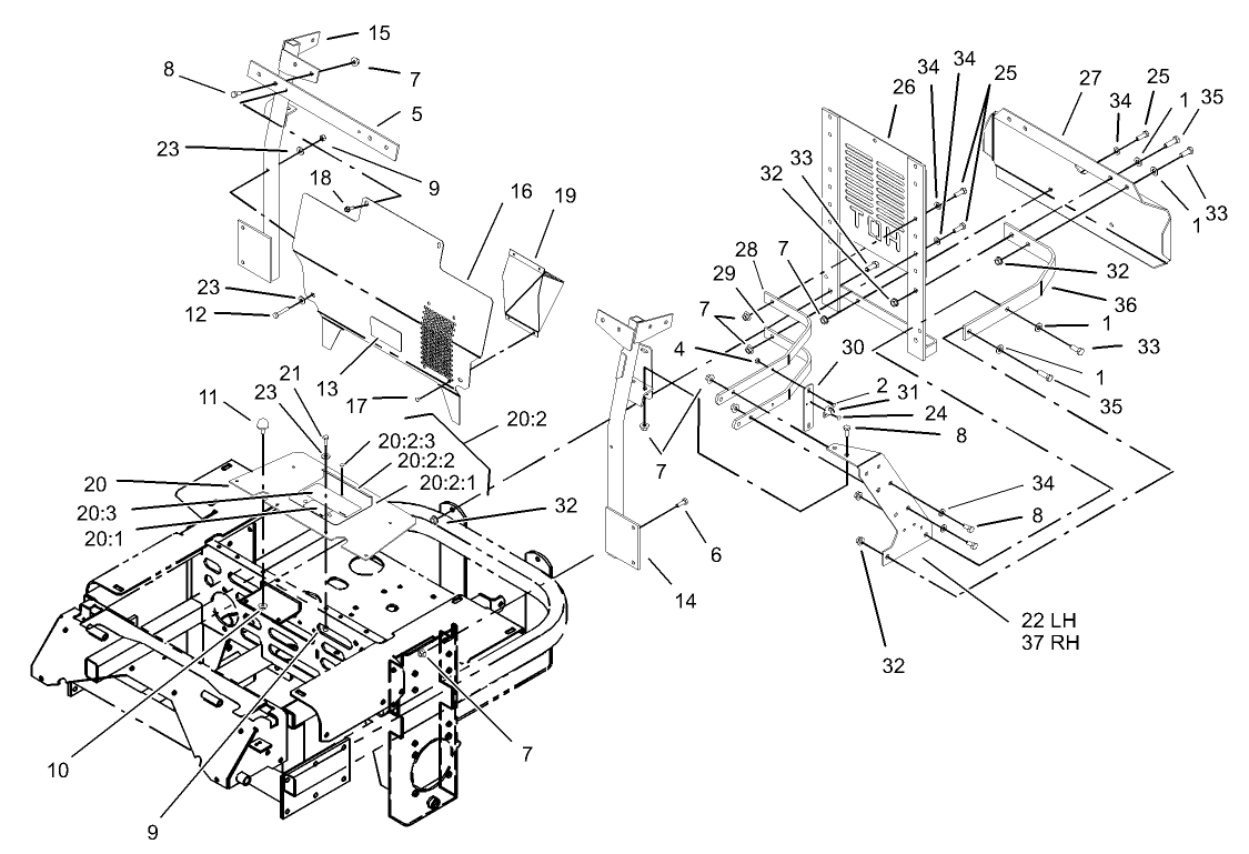 Cooling Mounting Frame Assembly