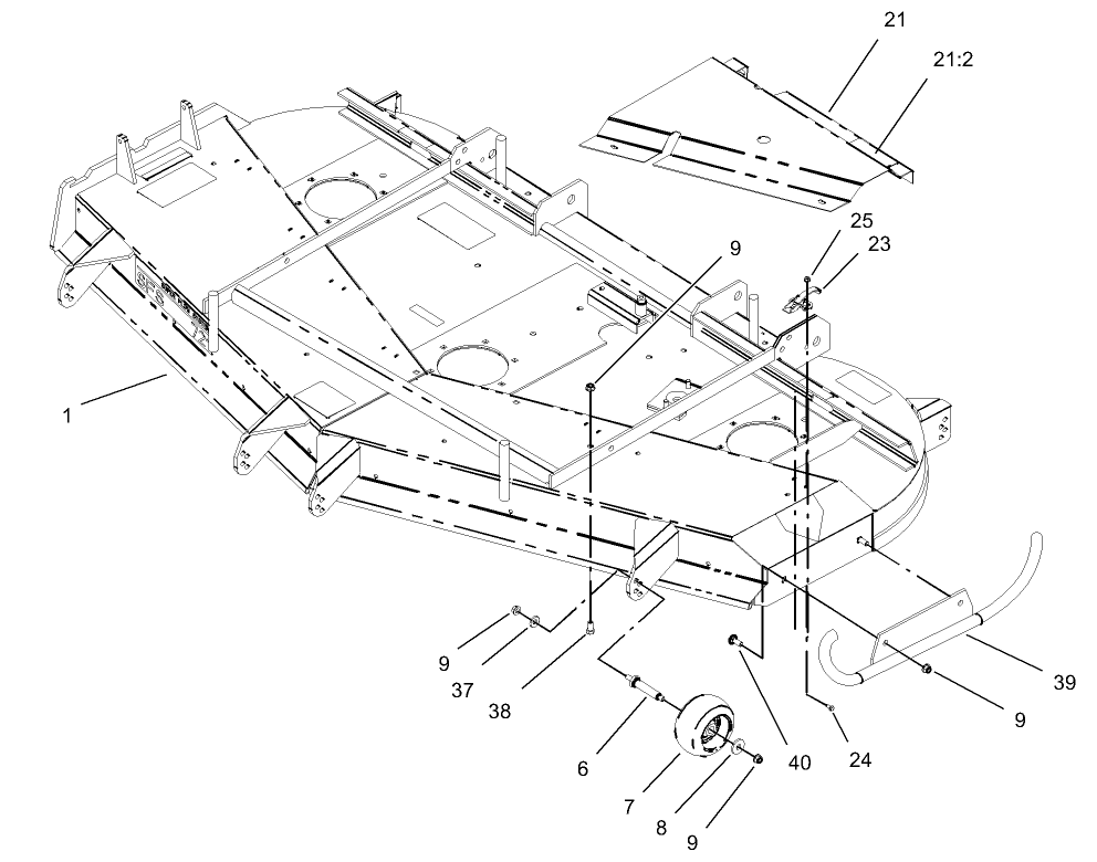 Deck and Wheel Gage Assembly