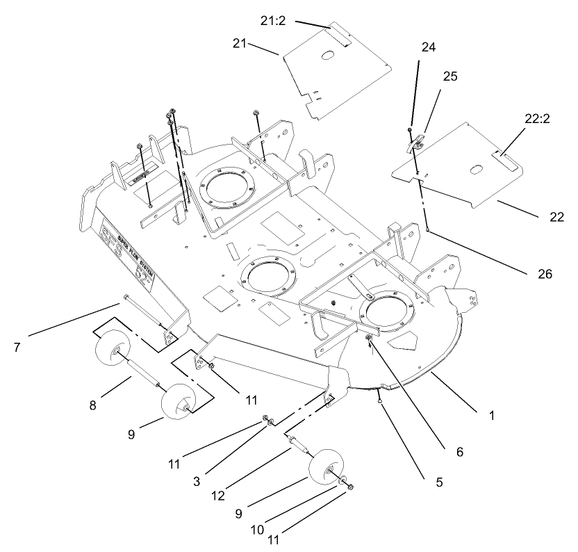Deck and Wheel Gage Assembly