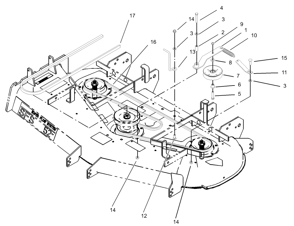 Belt and Idler Arm Assembly