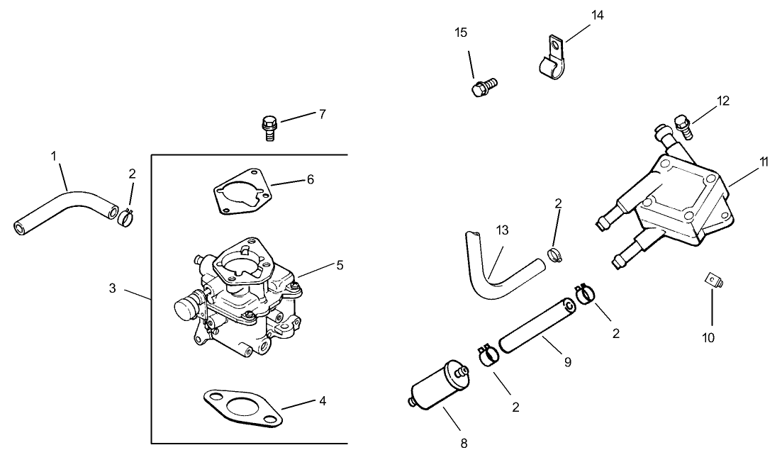 Group 8-Fuel System Assembly Kohler CH740-0007