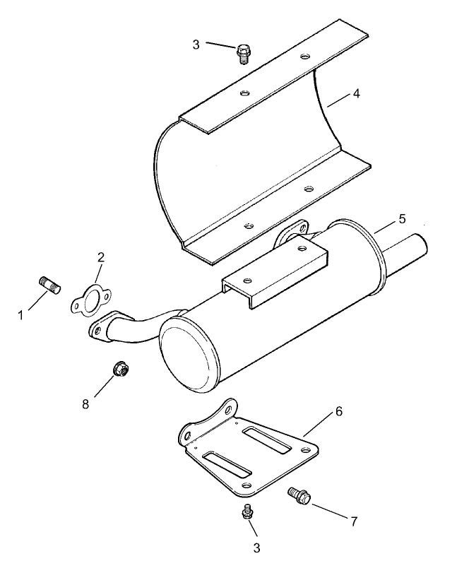 Group 11-Exhaust Assembly Kohler CH740-0007