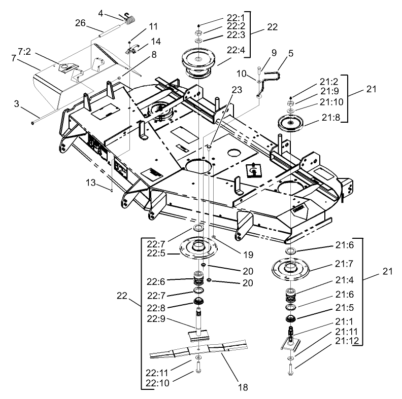 Spindle and Pulley Assembly