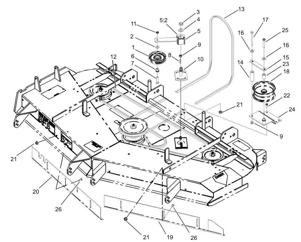Belt and Idler Arm Assembly