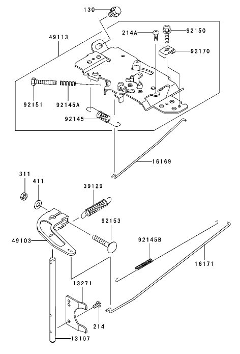 Control Equipment Assembly Kawasaki FH721D-AS05