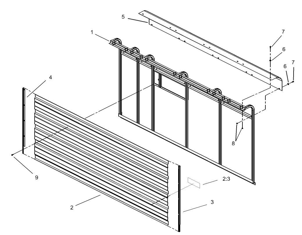 Left Hand Sidewall Assembly
