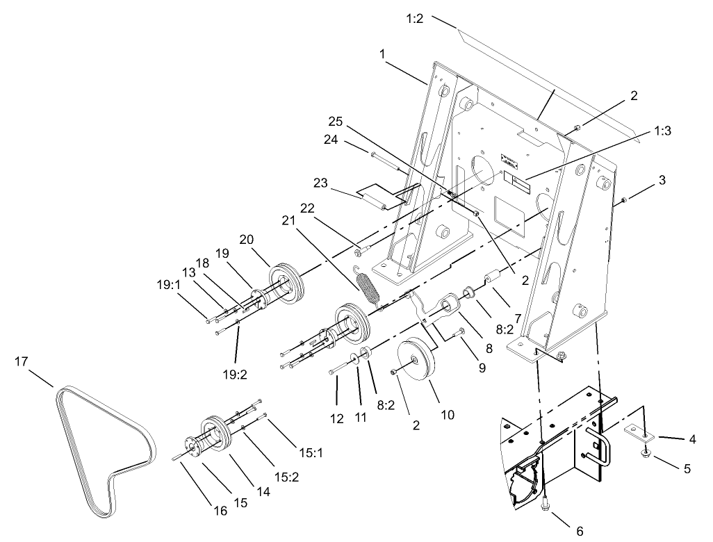Loader Tower and Drive Assembly