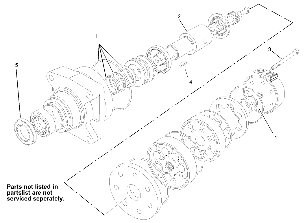 Hydraulic Wheel Motor Assembly No. 98-2767