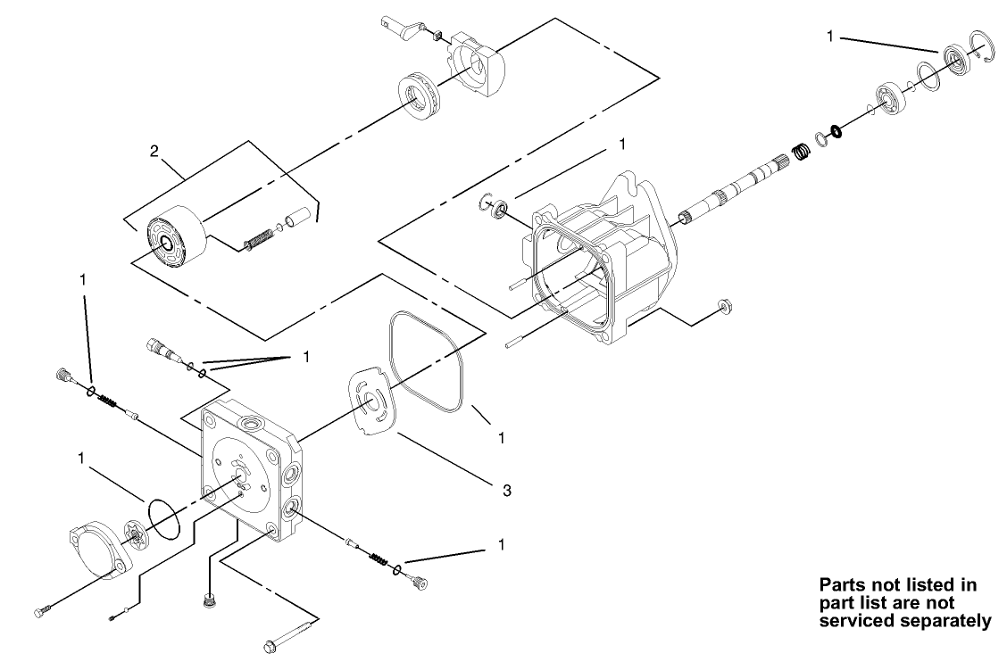 Hydraulic Pump Assembly No. 98-8432 and 98-8431