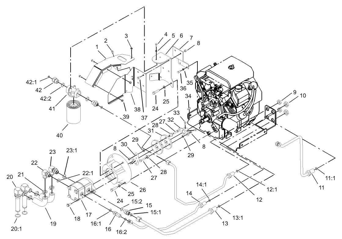 Hydraulic Pump Assembly