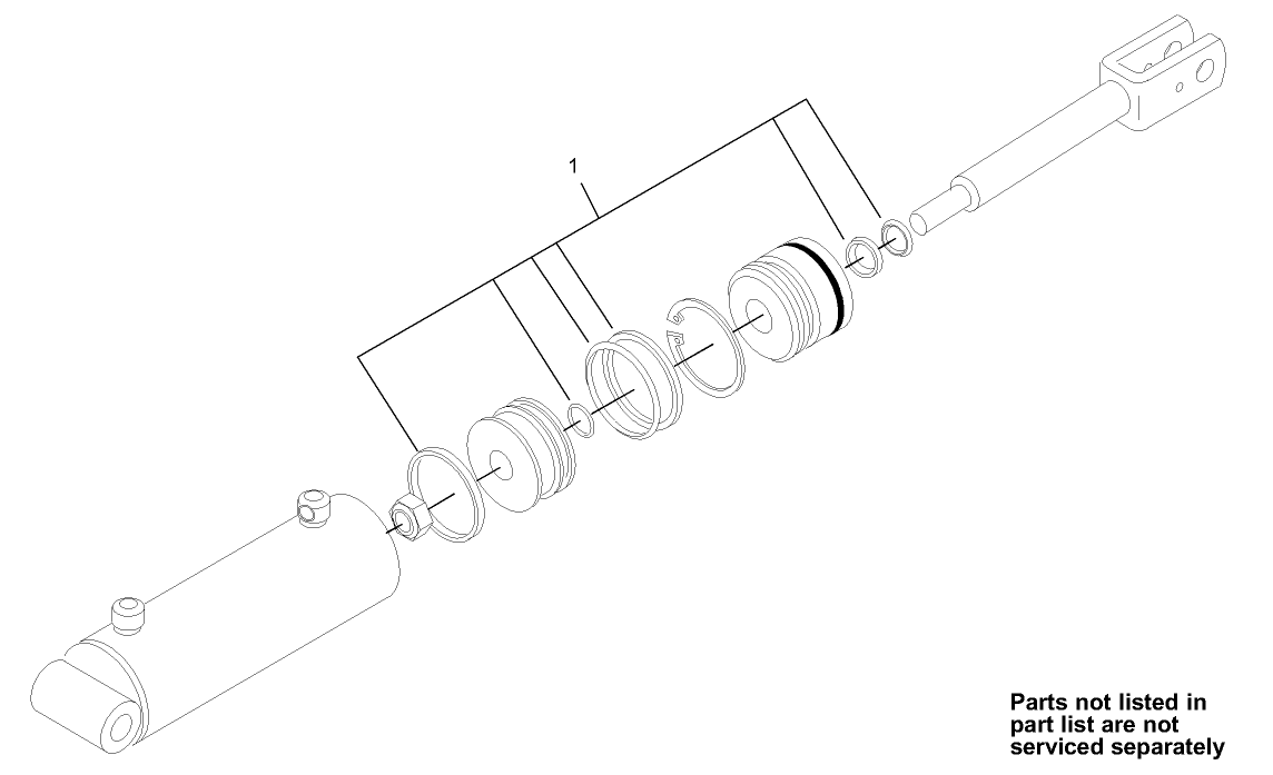 Hydraulic Cylinder Assembly No. 95-3578