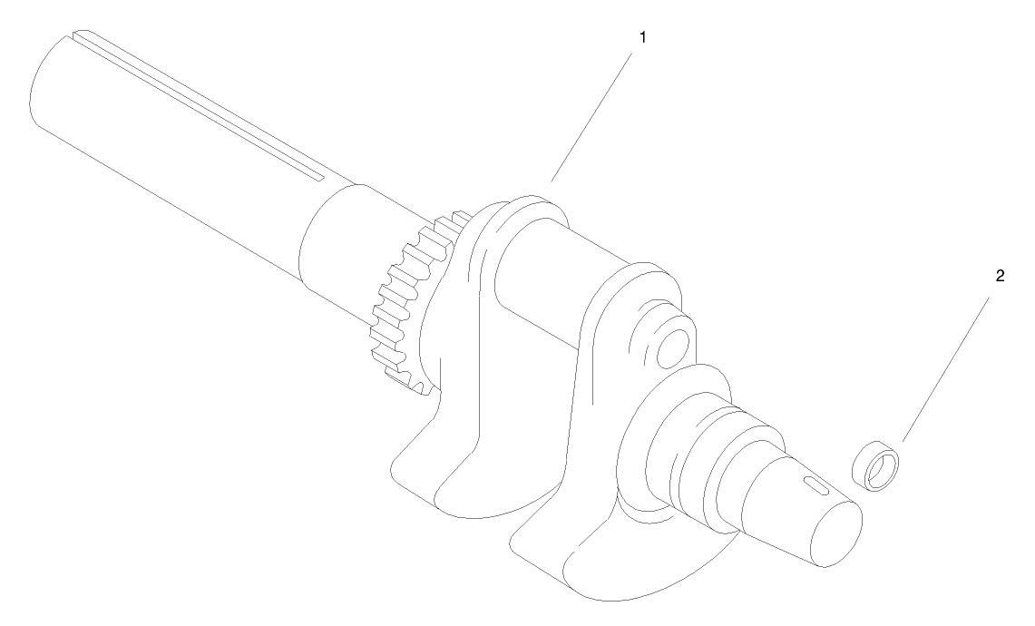 Group 1-Crankshaft Assembly Kohler CH20S-64656