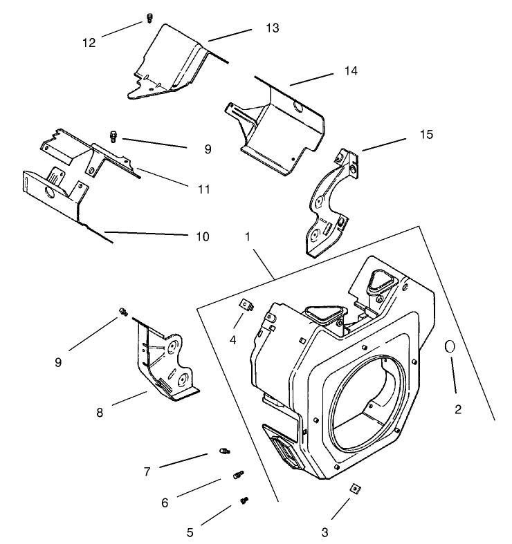 Group 6-Blower Housing Assembly Kohler CH20S-64656
