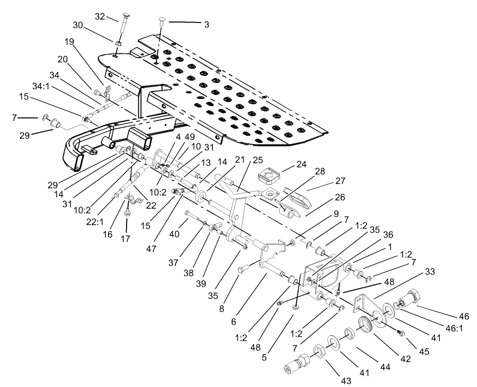 Traction Pedal Assembly