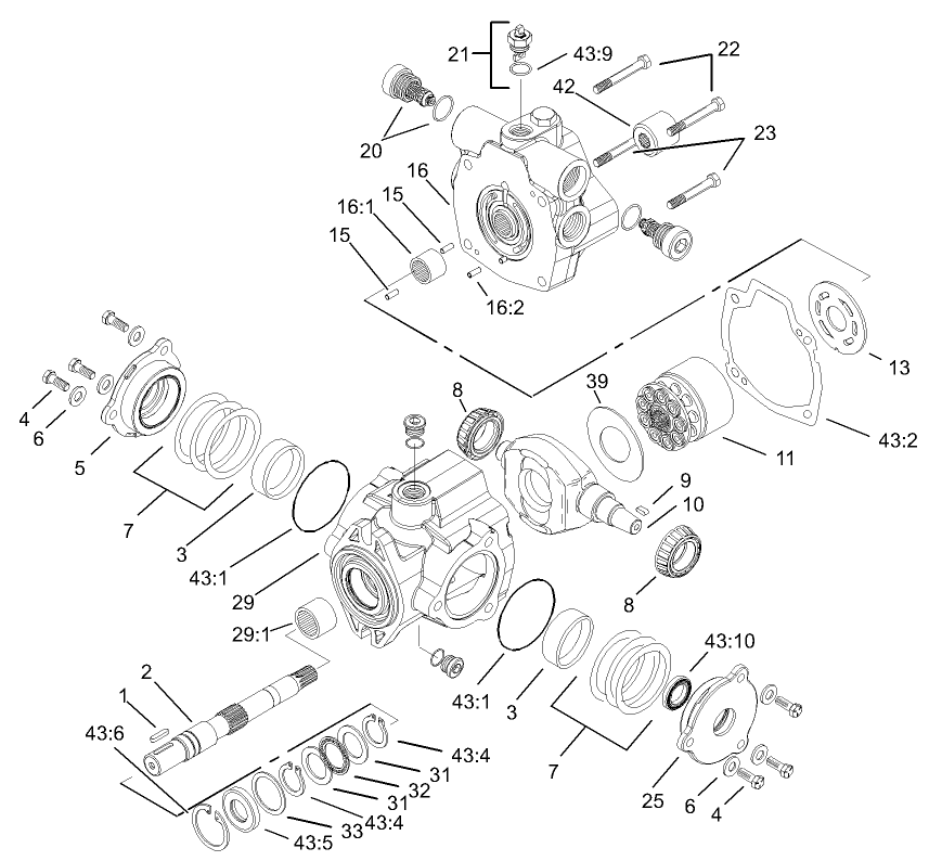 Hydrostat Assembly No. 105-0494