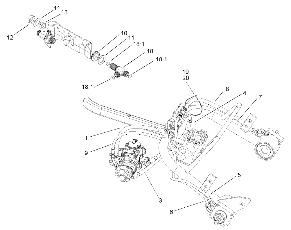 Hydraulic Traction Assembly