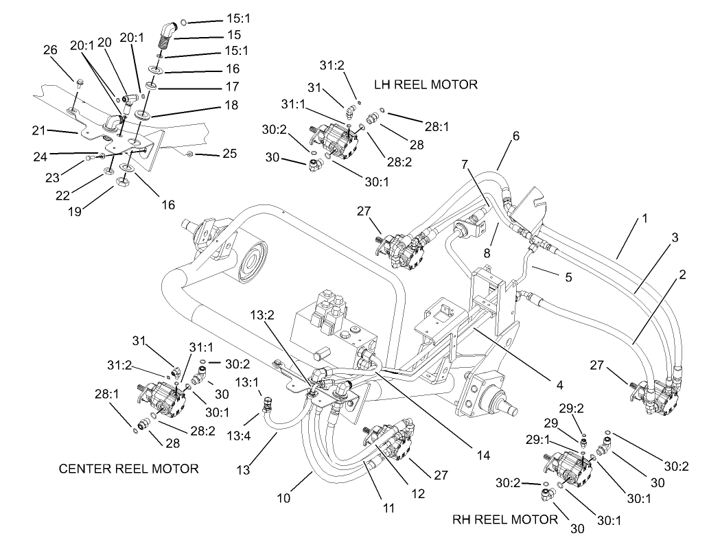 Hydraulic Reel Drive Assembly