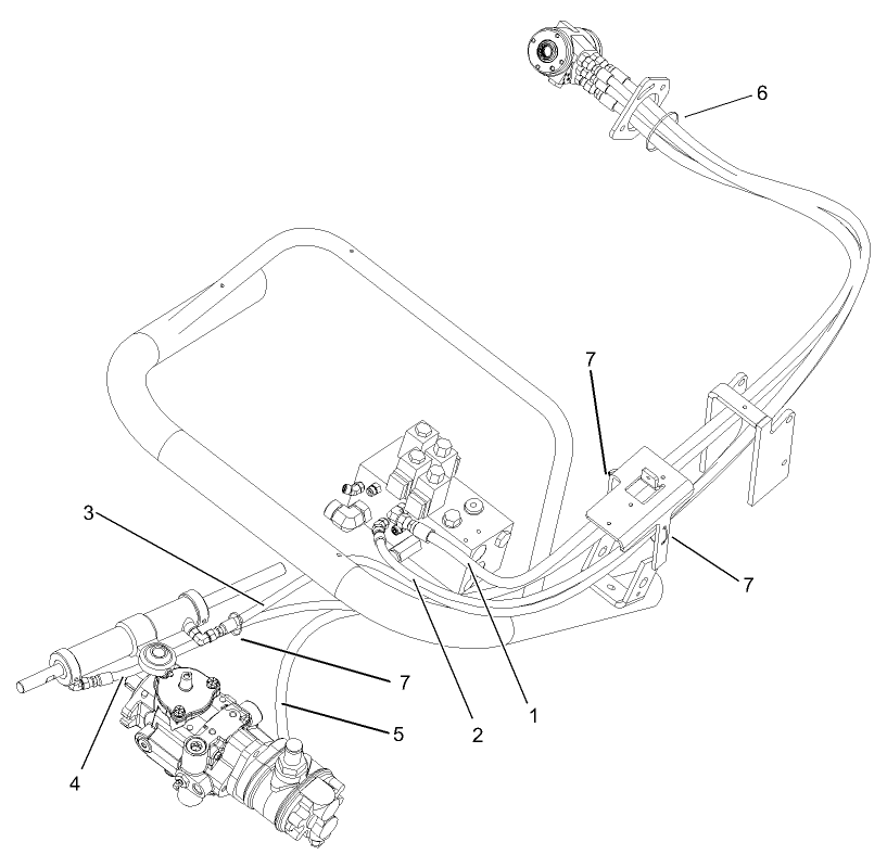 Hydraulic Steering Assembly