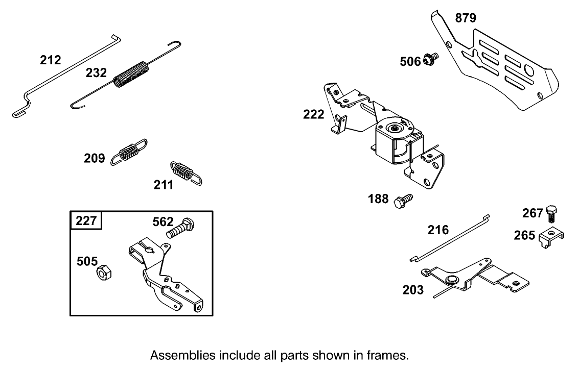 Governor Assembly Briggs and Stratton Model 350447-1331-E1